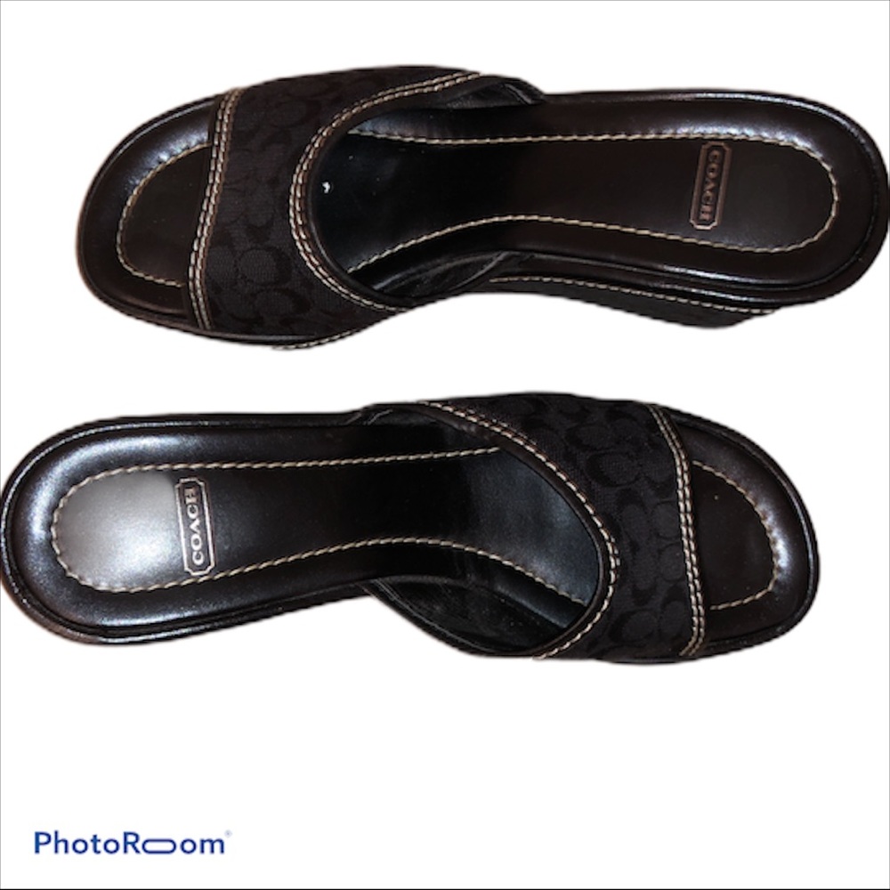 COACH Wedge Sandals